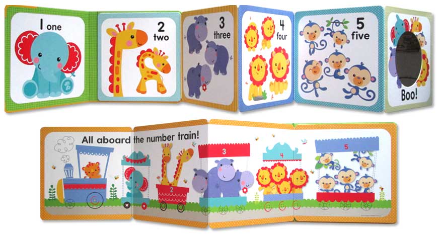 Fisher Price Number Train Board Book