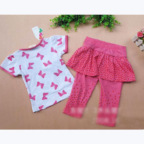 Girl Top and Skirt Pants Minnie