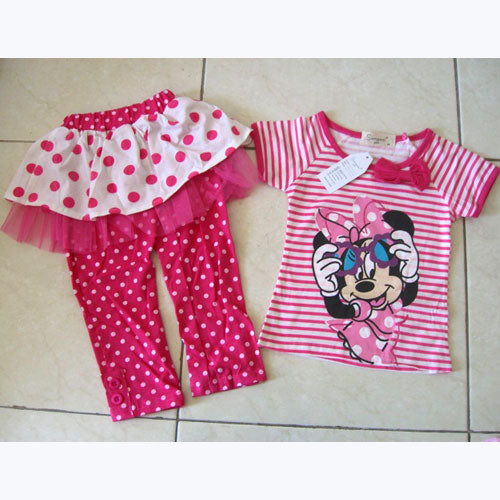 Girl Top and Pants Minnie