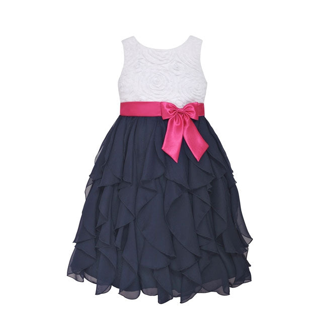 Girl Dress Flower Princess Flounced