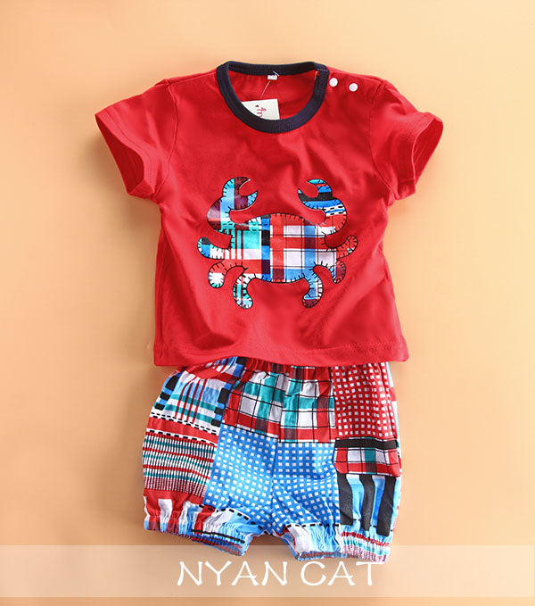 Boy Crab T-Shirt and Pants