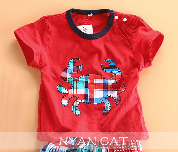 Boy Crab T-Shirt and Pants