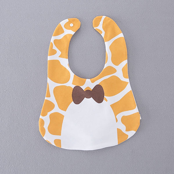 Kids Giraffe Baby Bib Slaber Celemek Bayi
