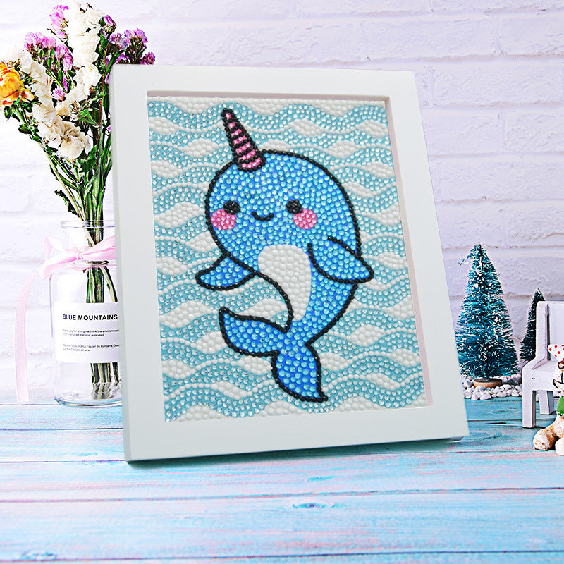 DIY 5D Diamond Painting Lukisan Berlian Karakter Dengan Frame 18x23 Seri A