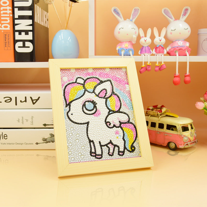 DIY 5D Diamond Painting Lukisan Berlian Karakter Dengan Frame 18x23 Seri A