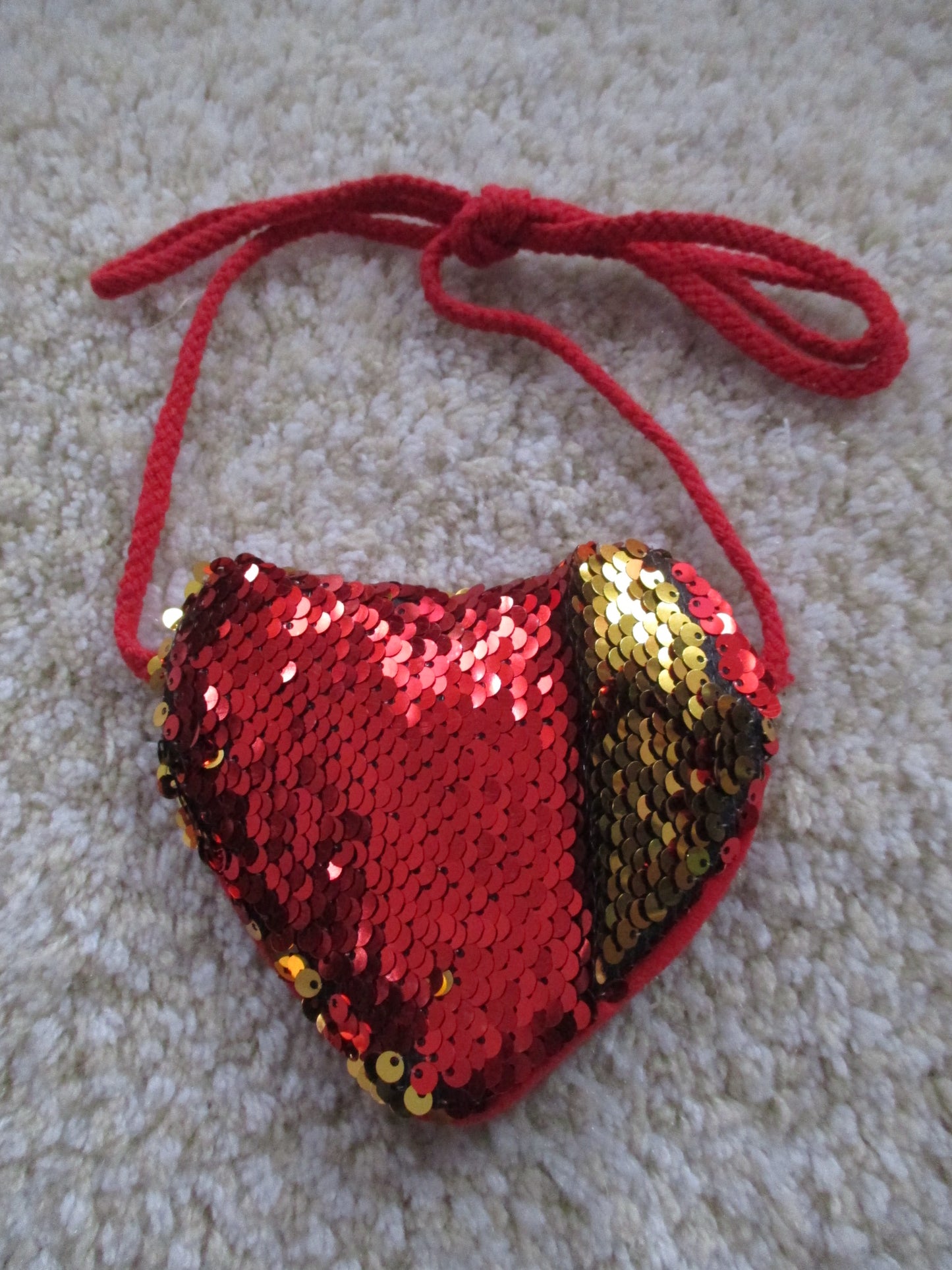 Dompet Tas Kecil Selempang Love Reversible Sequins