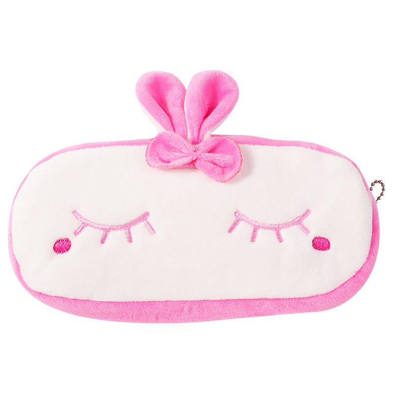 Dompet Boneka Tempat Pensil Bulu Motif Hewan