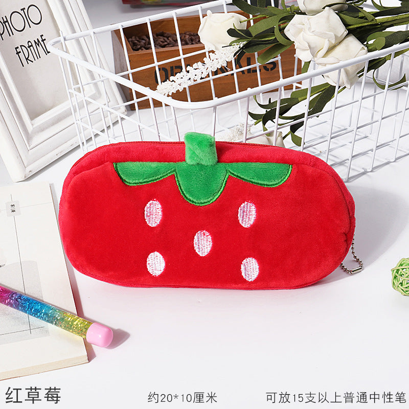 Dompet Boneka Tempat Pensil Bulu Motif Hewan