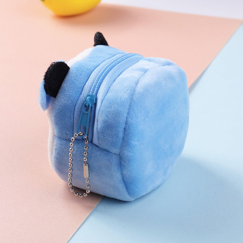 Dompet Kecil Koin Bulu Lembut Motif Kartun Binatang MCO68945