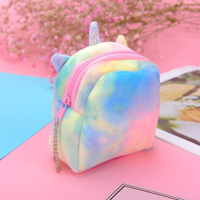 Gantungan Dompet Boneka Unicorn Open Close Eyes