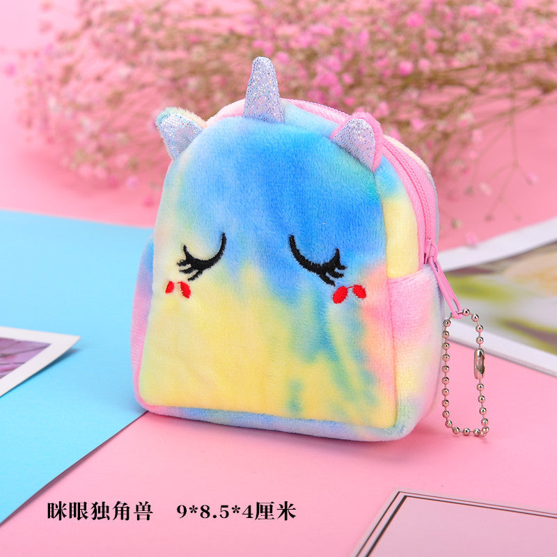 Gantungan Dompet Boneka Unicorn Open Close Eyes