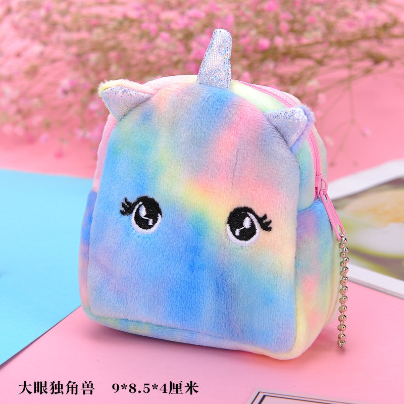Gantungan Dompet Boneka Unicorn Open Close Eyes