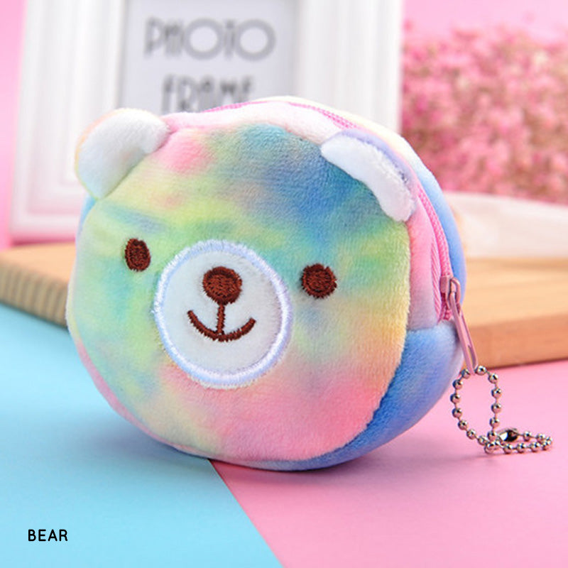Gantungan Dompet Boneka Unicorn Kucing Beruang Rainbow