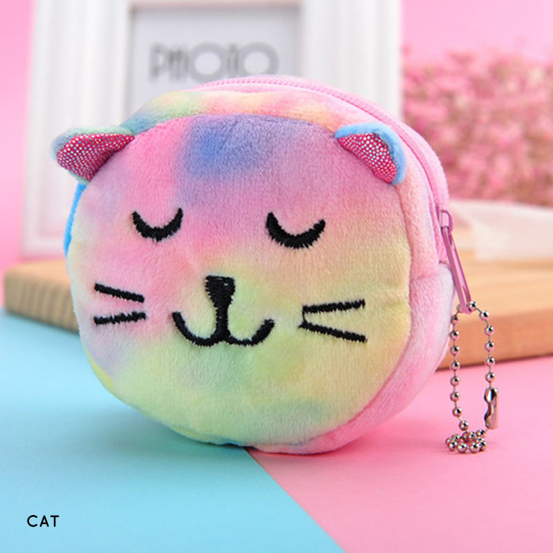 Gantungan Dompet Boneka Unicorn Kucing Beruang Rainbow
