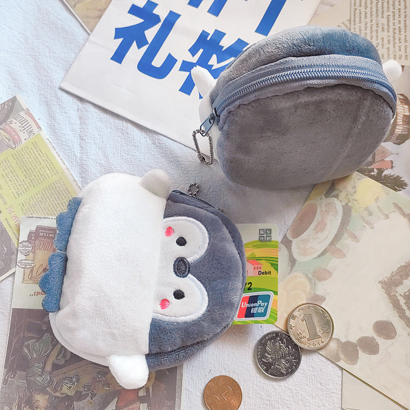 Dompet Kecil Koin Bulu Lembut Penguin