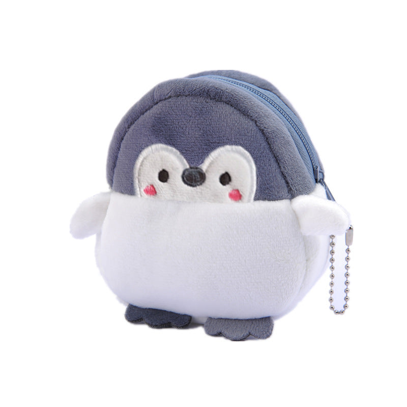 Dompet Kecil Koin Bulu Lembut Penguin