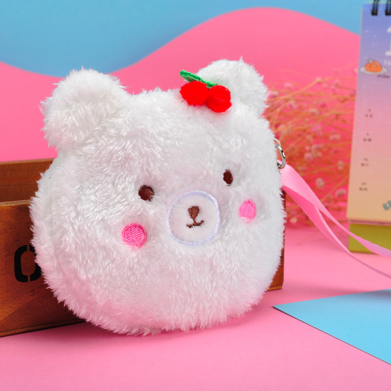 Gantungan Dompet Boneka Beruang Kelinci Panda Bulu Lembut