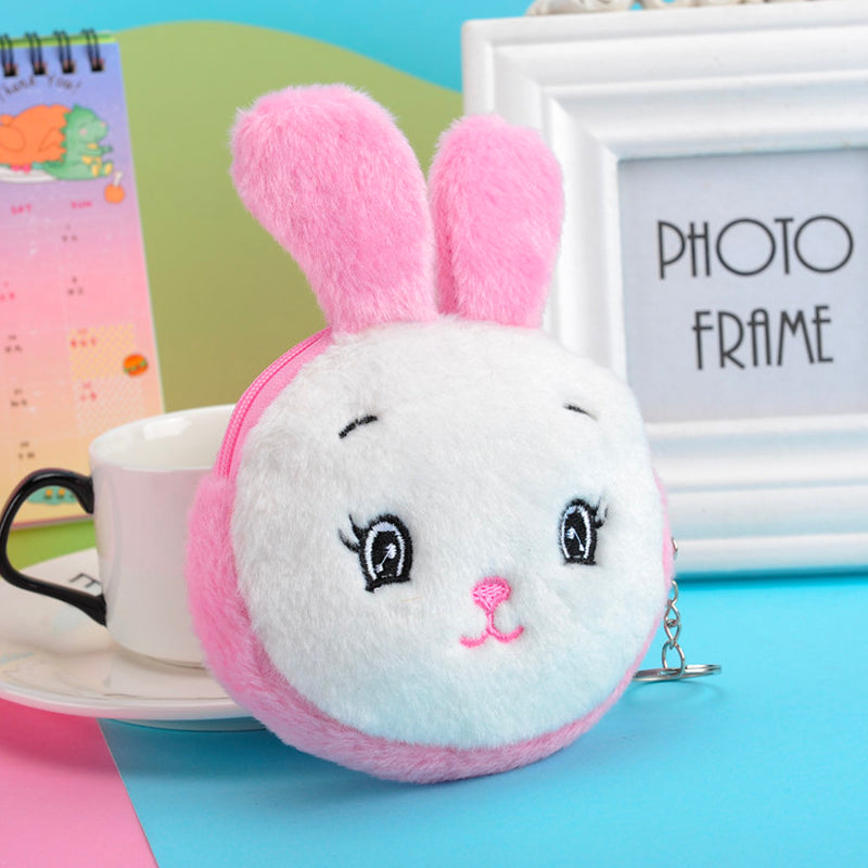 Gantungan Kunci Dompet Boneka Kepala Binatang