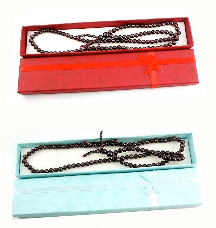 Long Jewelry Box Kotak Aksesoris Anting Anting Cincin Panjang
