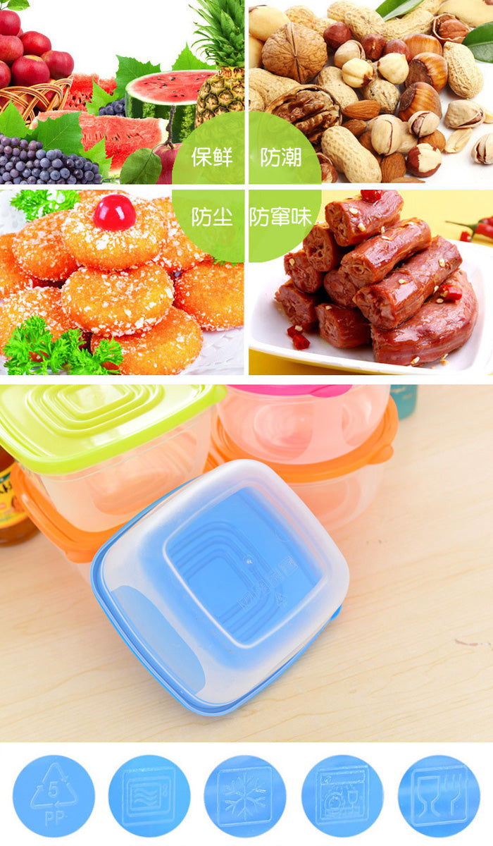 Tempat Penyimpanan Makanan Snack Multifungsi 5 Pcs
