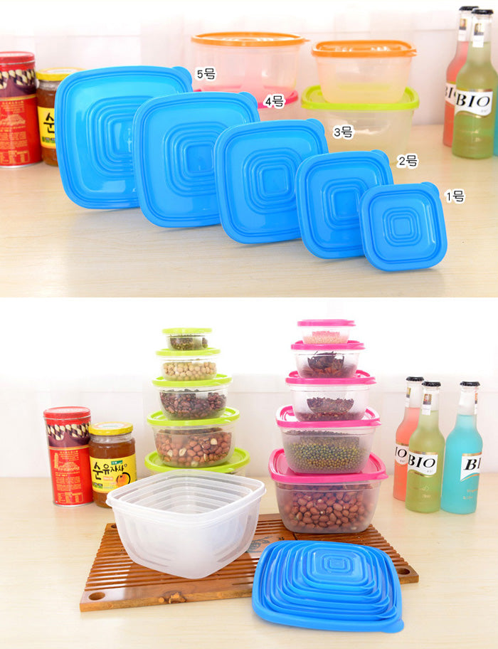 Tempat Penyimpanan Makanan Snack Multifungsi 5 Pcs