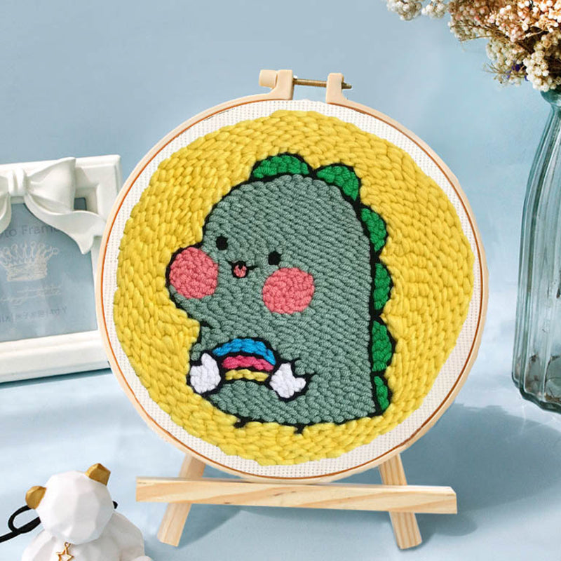 DIY Set Sulam Karakter Punch Needle Kit Seri G