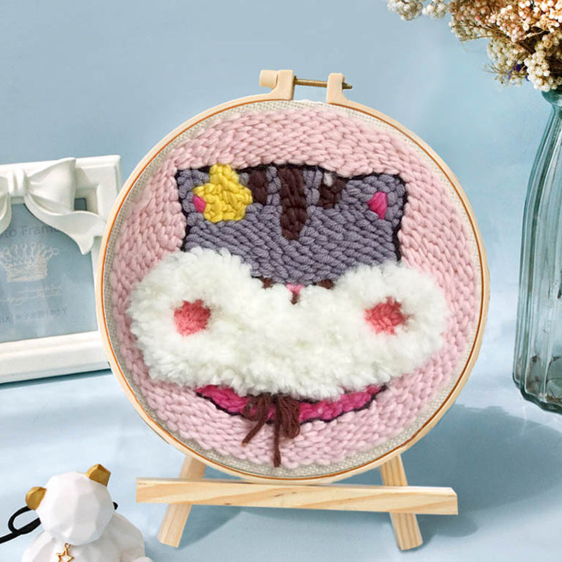 DIY Set Sulam Karakter Punch Needle Kit Seri G