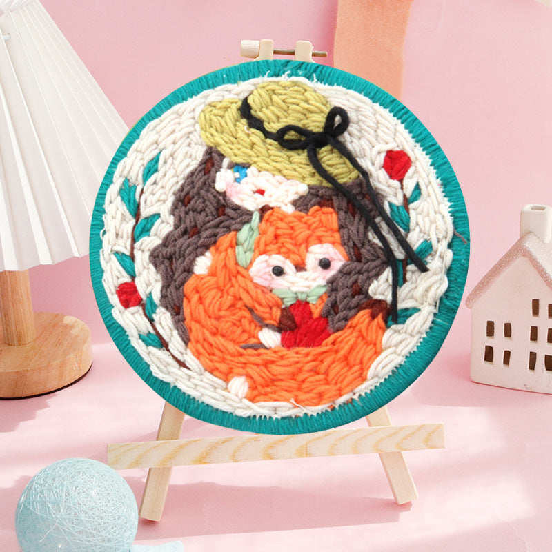 DIY Set Sulam Karakter Punch Needle Kit Seri G