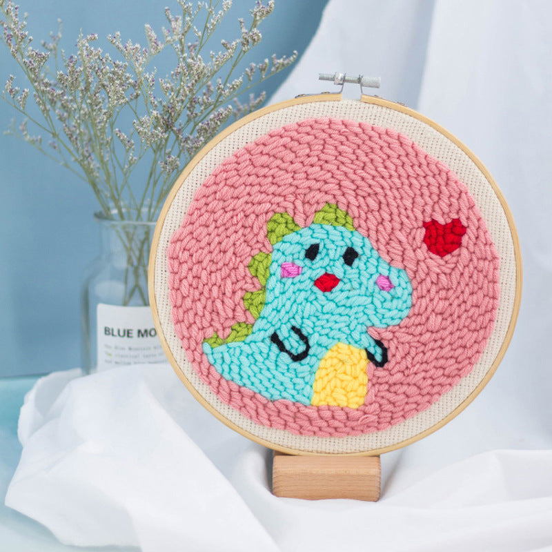 DIY Set Sulam Karakter Punch Needle Kit Seri A