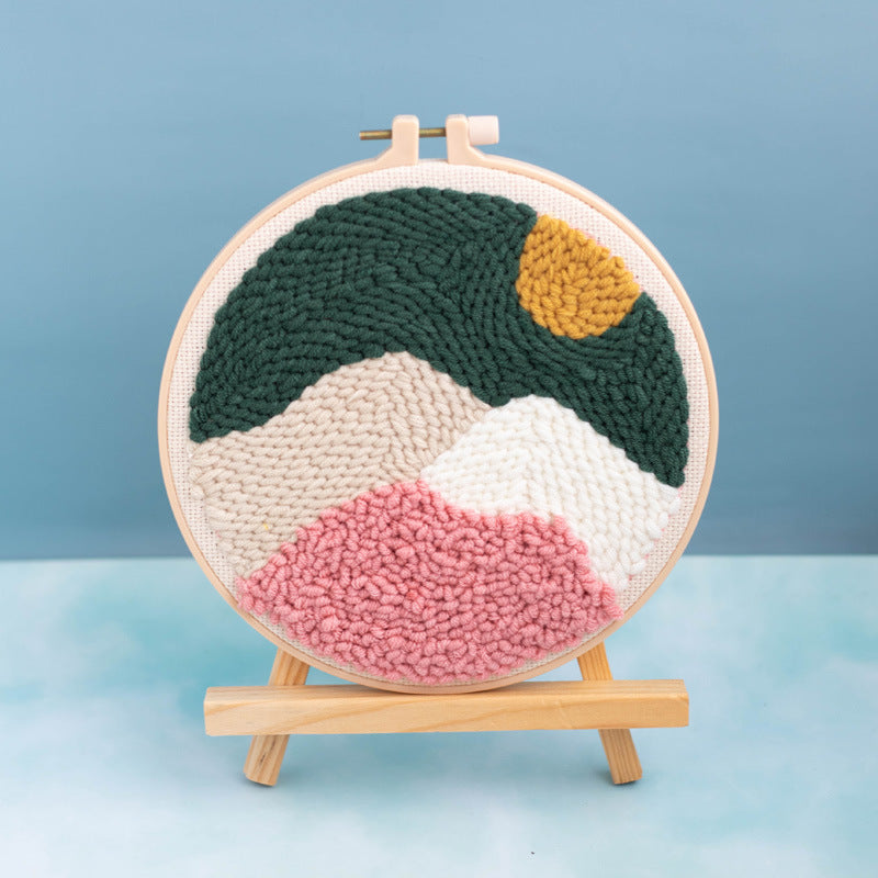 DIY Set Sulam Karakter Punch Needle Kit Seri B