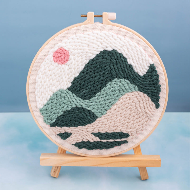 DIY Set Sulam Karakter Punch Needle Kit Seri B