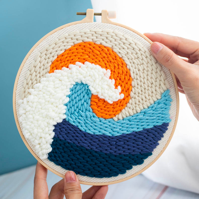 DIY Set Sulam Karakter Punch Needle Kit Seri C