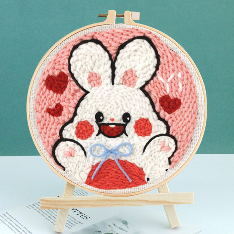 DIY Set Sulam Karakter Punch Needle Kit Seri G