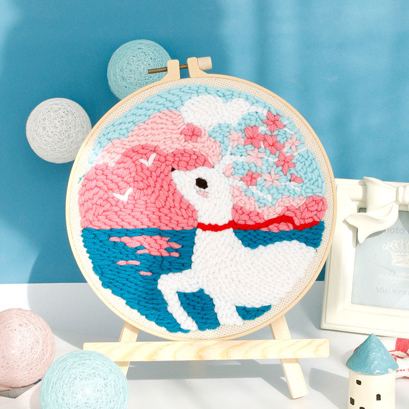 DIY Set Sulam Karakter Punch Needle Kit Seri F