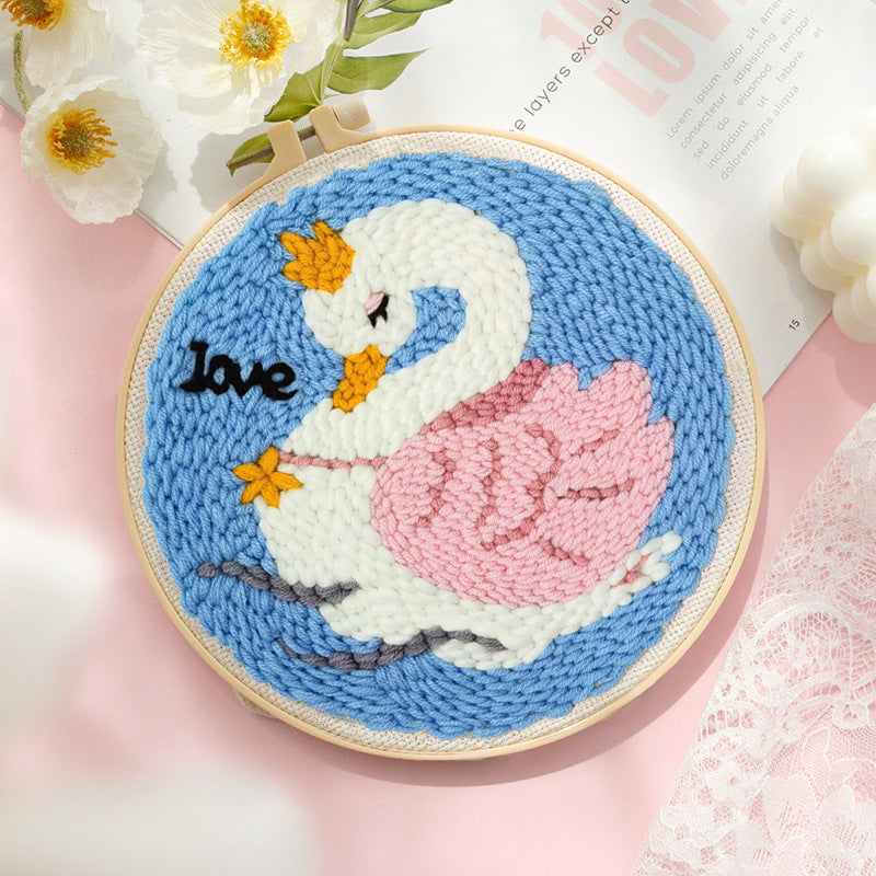 DIY Set Sulam Karakter Punch Needle Kit Seri F