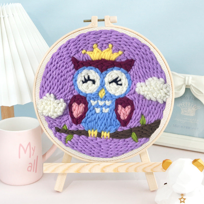 DIY Set Sulam Karakter Punch Needle Kit Seri G