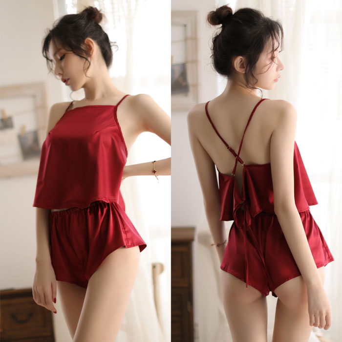 Lingerie Two Pieces X Back Pants SUX045