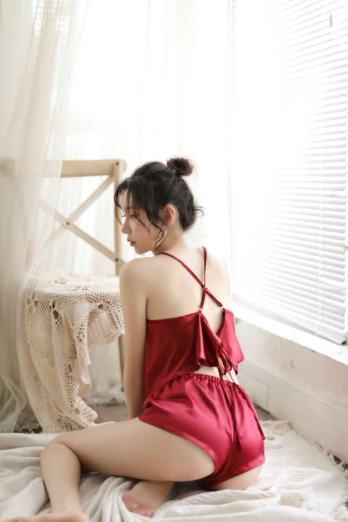 Lingerie Two Pieces X Back Pants SUX045