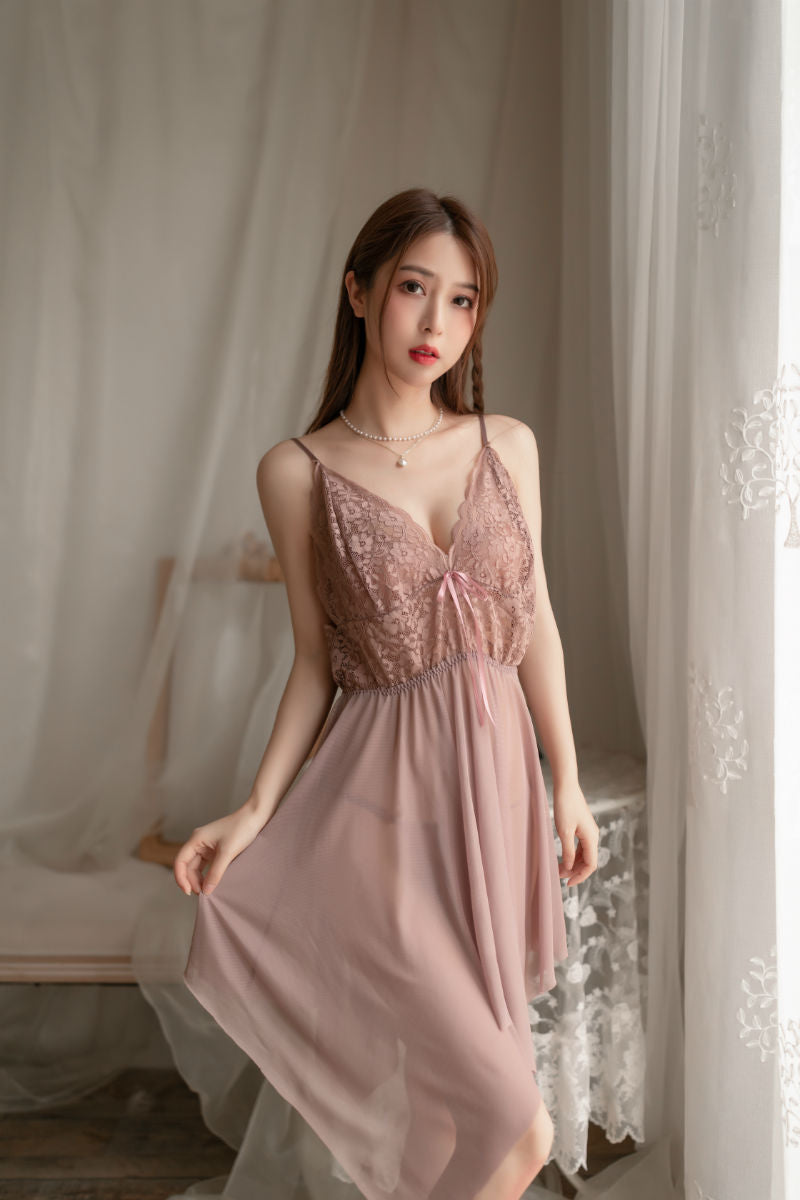 Lingerie Babydoll Upper Lace Ruffled Irregular SUD224