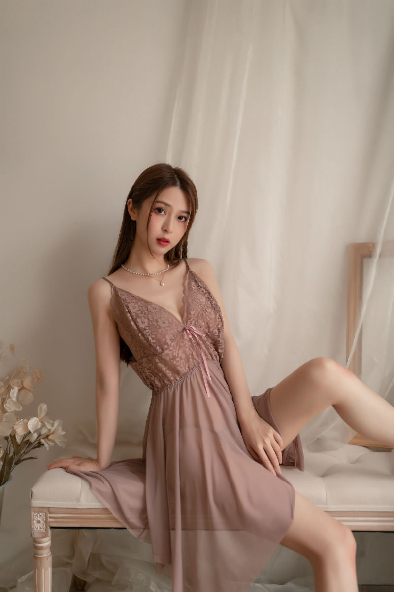 Lingerie Babydoll Upper Lace Ruffled Irregular SUD224