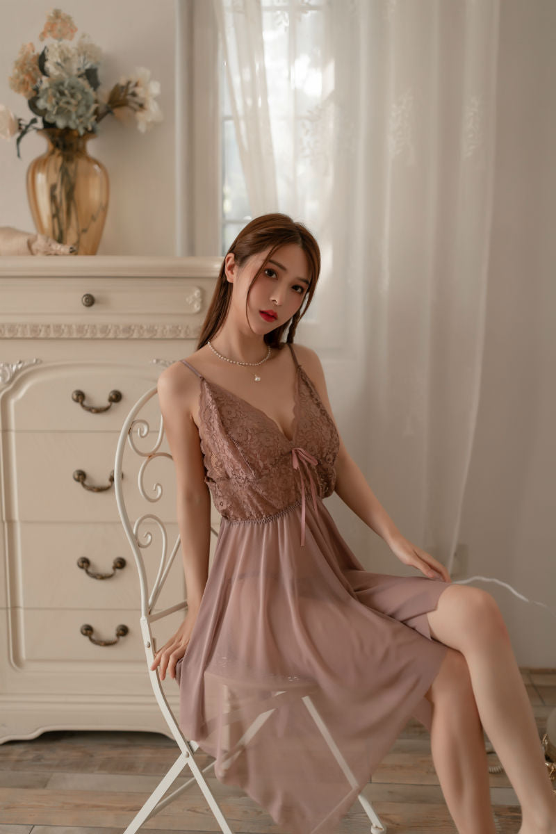 Lingerie Babydoll Upper Lace Ruffled Irregular SUD224