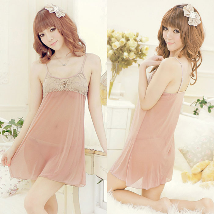 Lingerie Babydoll Lace Chest