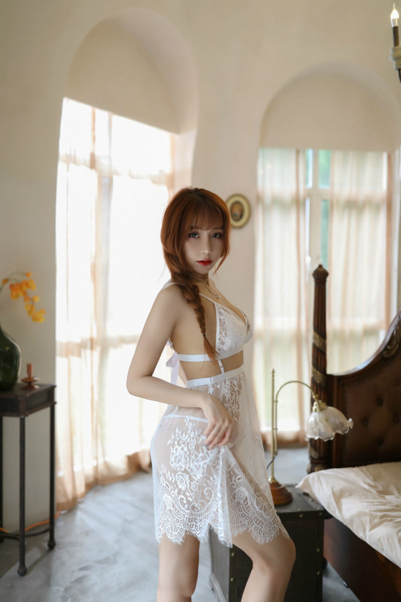 Lingerie Babydoll Open Underbust Irregular Hem SUE605
