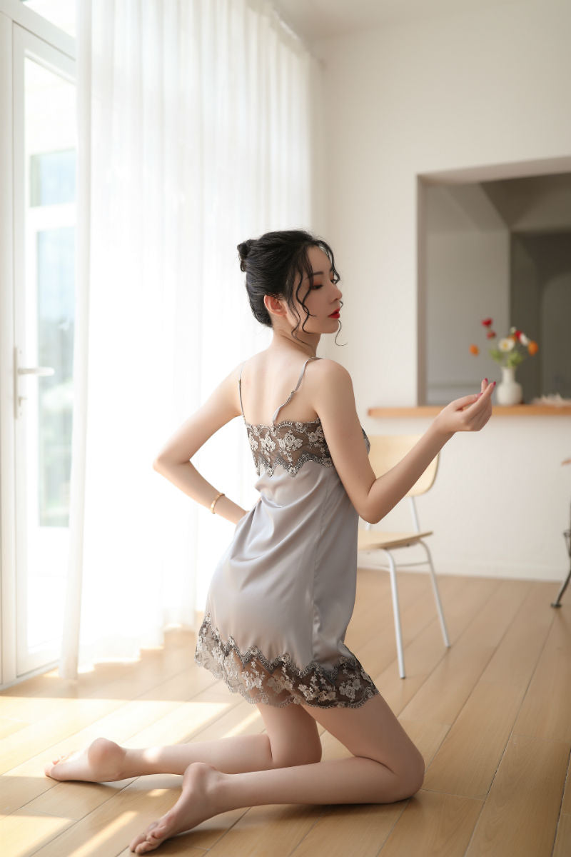 Lingerie Babydoll Lace Top and Hem SUH003