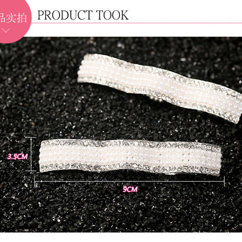 Diamond Pearl Wave Hairpin Fashion Accessories