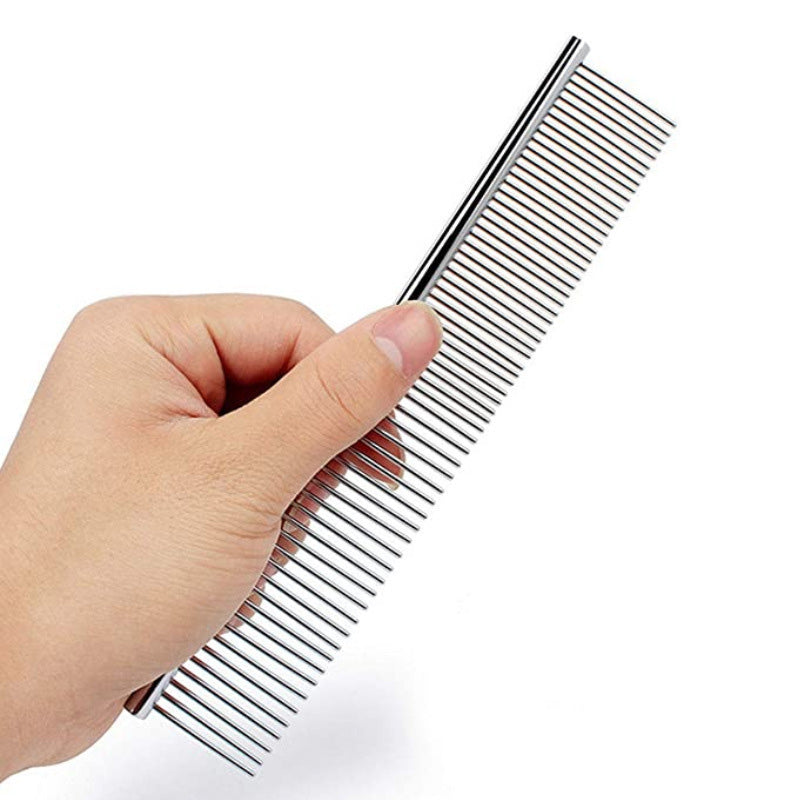 Pet Stainless Steel Pin Comb Sisir Bulu Binatang Peliharaan Anjing Kucing