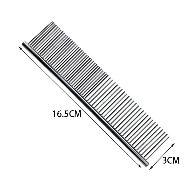 Pet Stainless Steel Pin Comb Sisir Bulu Binatang Peliharaan Anjing Kucing