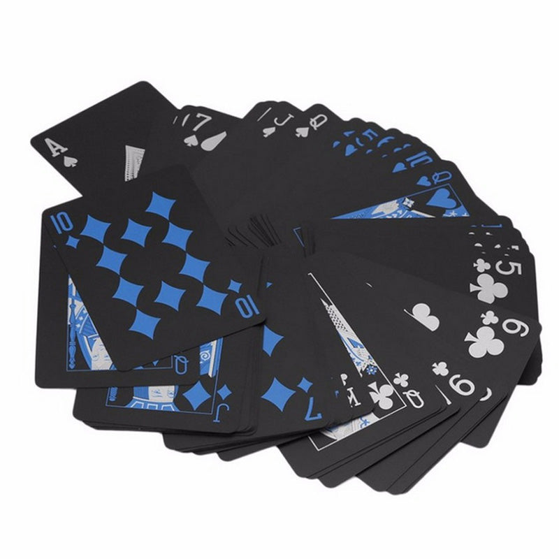 Kartu Remi Hitam Tahan Anti Air Waterproof