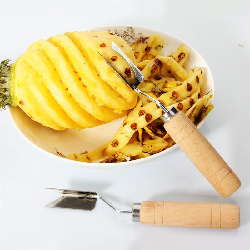 Pisau Bentuk V Segitiga Pengupas Buah Nanas