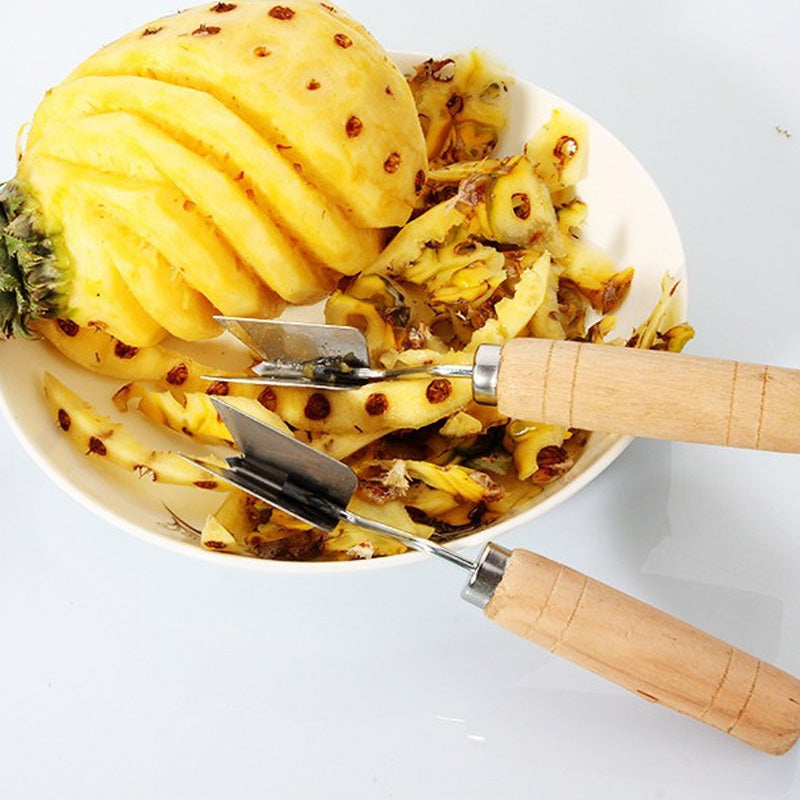 Pisau Bentuk V Segitiga Pengupas Buah Nanas